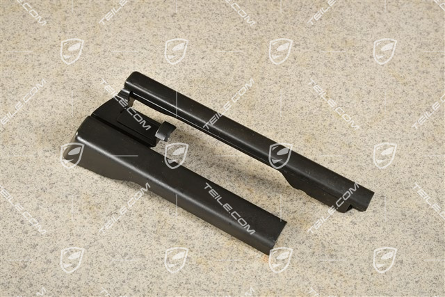 Obudowa szyny fotela przedniego, czarna, R