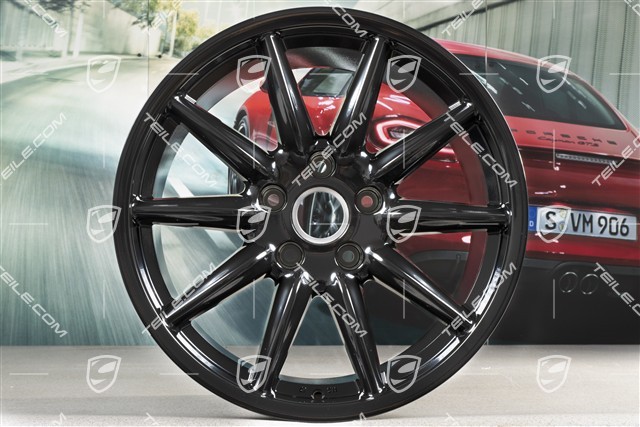 19" Felge "Carrera Sport", 11,5J x 19 ET67, schwarz hochglanz