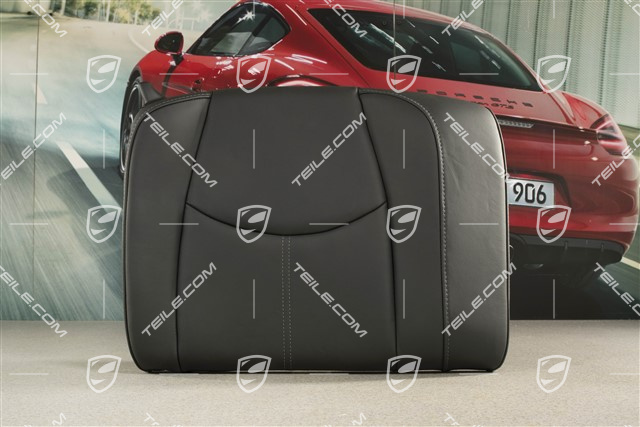 Notsitzrueckenlehne, Cabrio, Leder, Schwarz, R