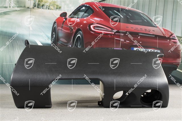 Dolna część deski rozdzielczej, Skóropodobna, Czarna