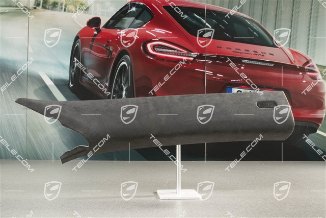 Górna część słupka A, Alcantara, czarna, R