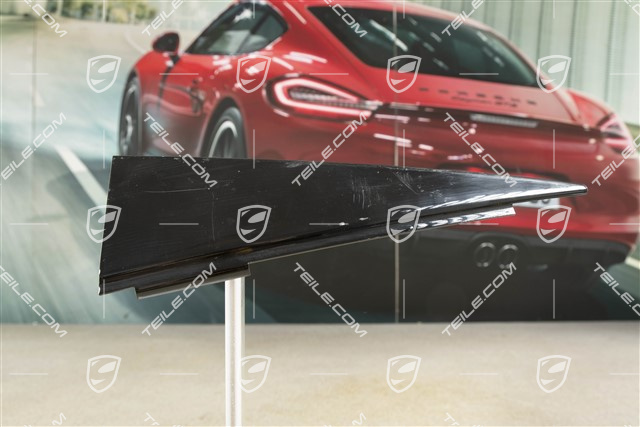 Hintertür Außen Blende, Glanzschwarz, L