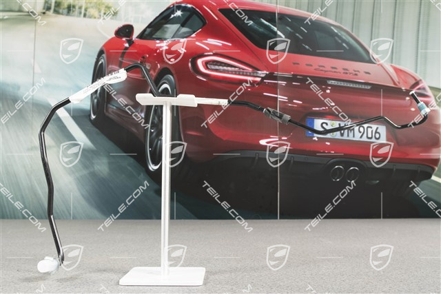 Brake pipe from hydraulic unit to brake hose