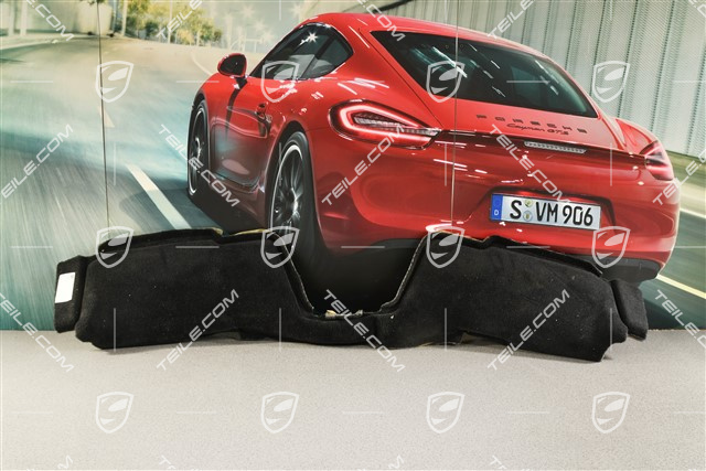 Verkleidung Teppich / Hutablage, Schwarz