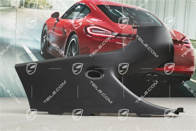 Verkleidung von C-Säule, Schwarz, L