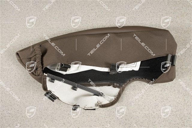 Lehnenbezug, Seitenteil, mit Airbag perforiert, Sattelbraun, R