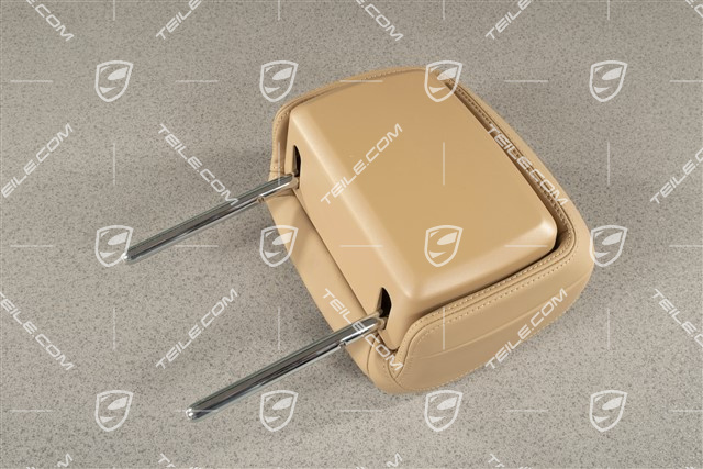 Headrest, leather, Luxor Beige