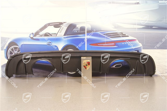 GTS 4,0L, Dokładka tylnego zderzaka / dyfuzor, Czarny mat