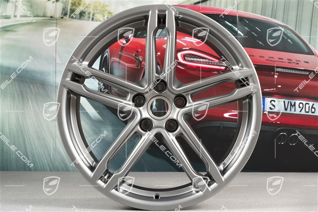 19" Felge, Turbo, 8J x 19 ET21, satiniert matt