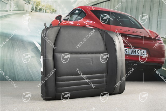Notsitzrückenlehne, Leder, schwarz, Coupe, Turbo, R