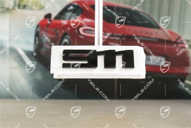 Schriftzug "911", Schwarz