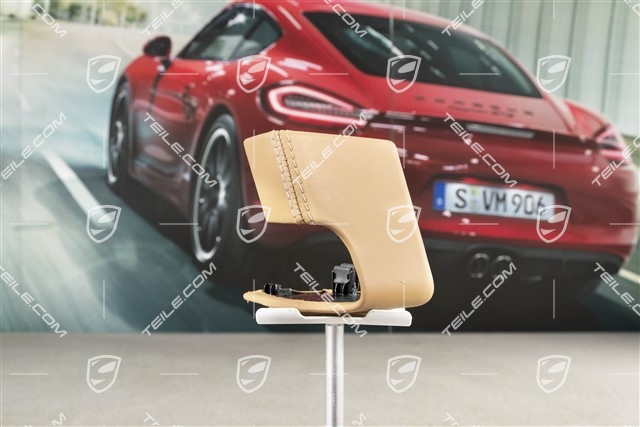 Blenda ze skóry, rączka drzwi, wewnętrzna, Sand beige, L