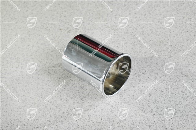 Auspuffblende Chrom