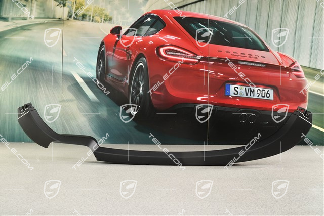 Targa, Verdeckkasten Verkleidung, mittelteil Hinten, mit Heckscheibenwischer, Schwarz