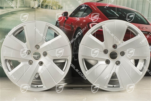 19" komplet felg Taycan S, 8J x 19 ET50 + 10J x 19 ET47,
