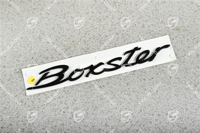 Emblemat / Napis Boxster, Czarny połysk