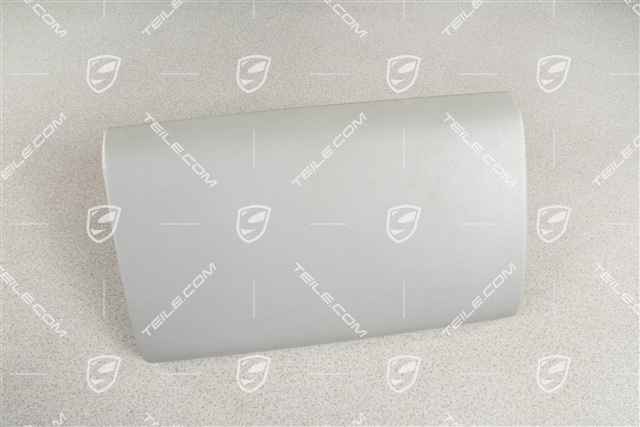 Dekiel schowka na rękawiczki, skóropodobny, Steel grey