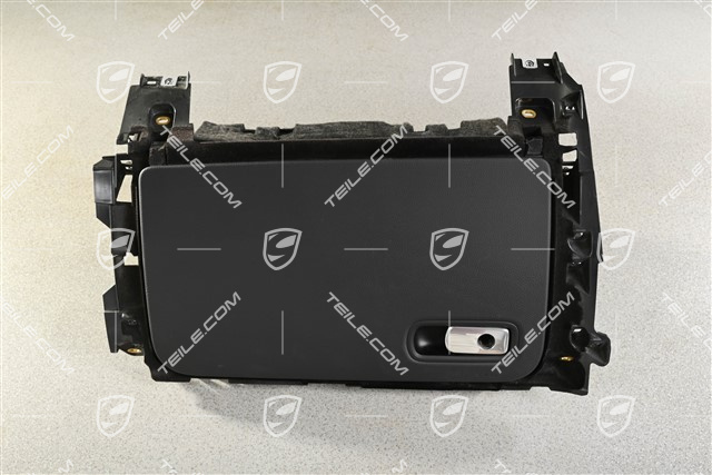 Ablagekasten, Kunstleder, Schwarz