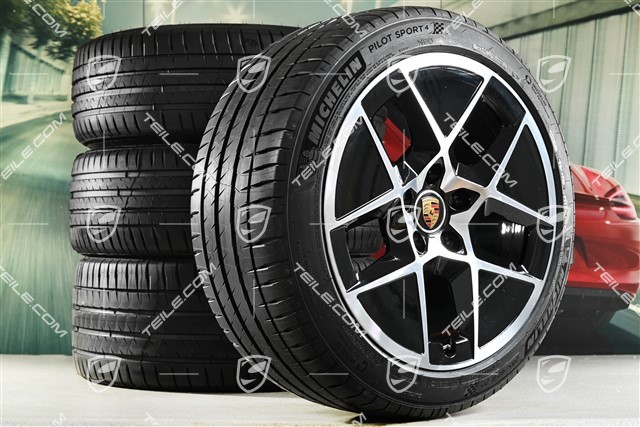 20" Turbo Sport Aero summer wheel set, rims 9J x 20 ET54 + 11J x 20 ET60 + NEW Michelin summer tyres 245/45 R20 + 285/40 R20
