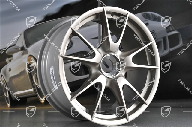 19" Komplet felg GT3 II RS 4.0 / GT2 RS, white gold metallic, przód 9J x 19 ET47+ tył 12J x 19 ET48
