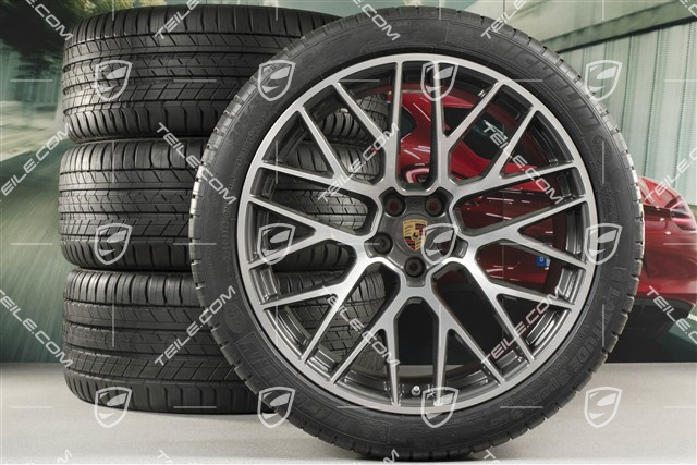 21" RS Spyder Design Sommerräder, Felgen 9,5J x 21 ET27 + 10J x 21 ET19 + NEUE Michelin Sommerreifen 265/40 R21 + 295/35 R21, mit RDK-Sensoren