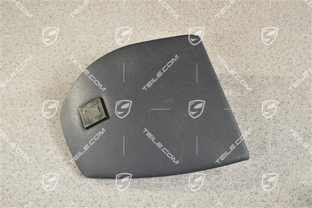 Osłona boczna konsoli środkowej, opcja przygotowana pod telefon, skóropodobna, Niebieska, R