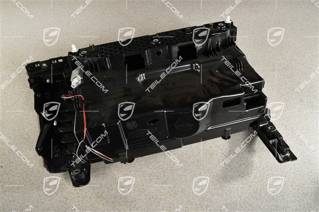 Glove compartment complete, Leather, Agate Grey, LHD