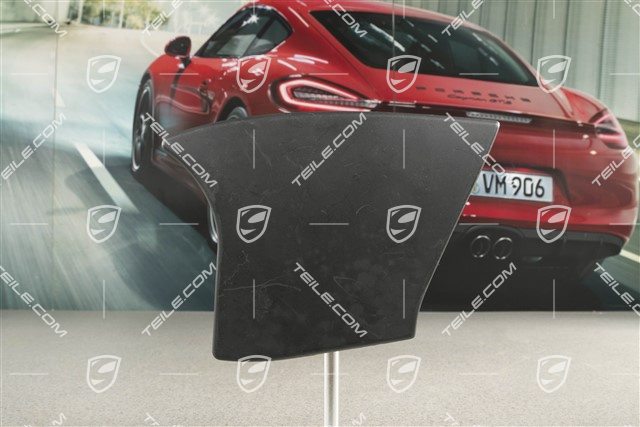 Osłona boczna tunelu środkowego, czarna, Cabrio, R