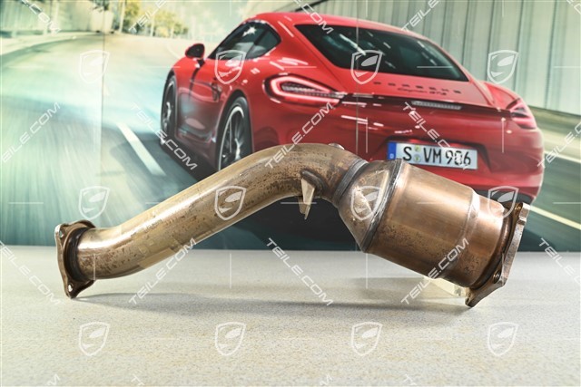 Turbo, Exhaust pipe with catalytic converter, Cyl. 5-8
