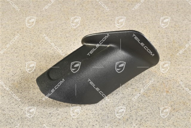 Aussenspiegel, Spiegelfuss, Abdeckkappe, Satinschwarz, RHD, L