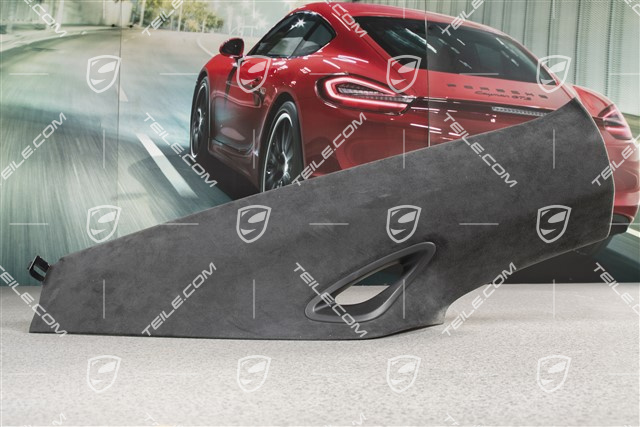 Verkleidung von C-Säule, Alcantara, Schwarz, L