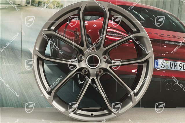 22'' Felga GT, tylna, 11,5J x 22 ET52, Platinum satynowy półmat