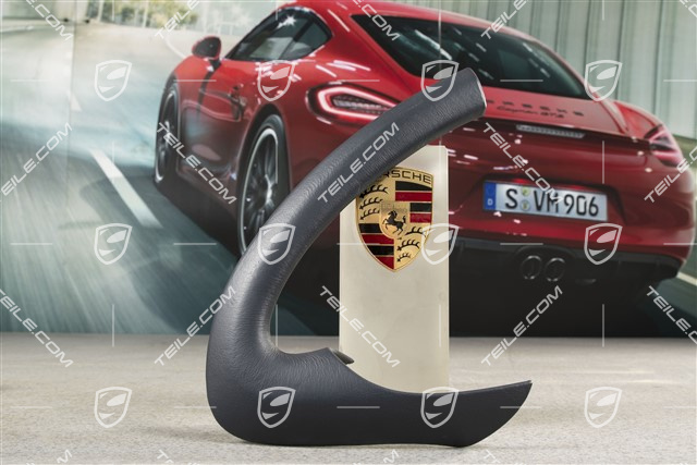 Zuziehgriff / Abdeckung, Leder, Metropolblau, L