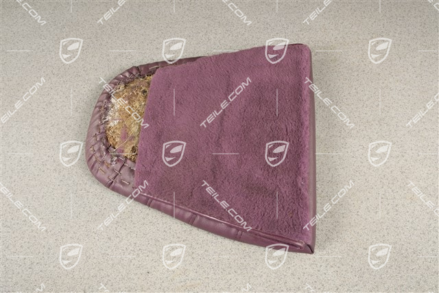 Siedzenia tylne, siedzisko, skóropodobne, Magenta, L