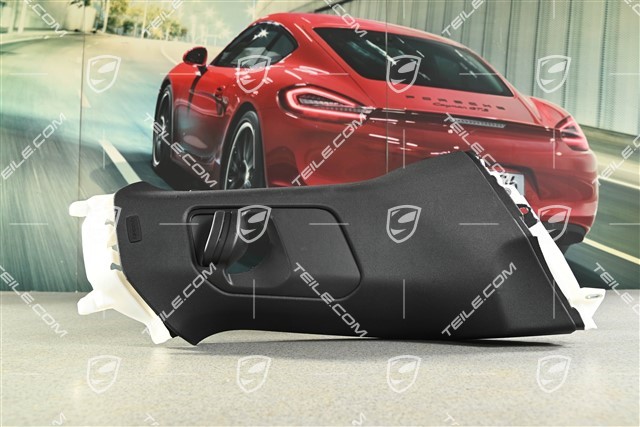 Tapicerka słupka-B, górna część, Czarna, R