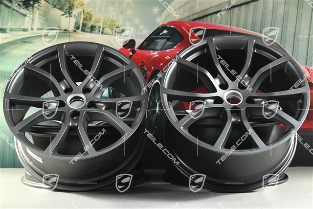 21" Felgensatz Exclusive Design, 9,5J x 21 ET46 + 11J x 21 ET58, vesuvgrau