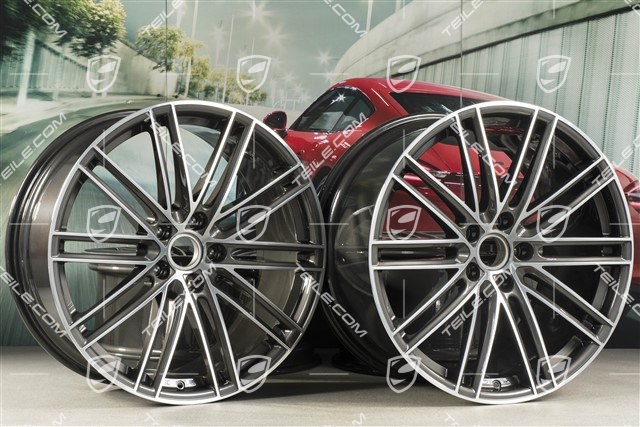 22" komplet felg Turbo IV, 11,5J x 22 ET52 + 10J x 22 ET48, do Coupé
