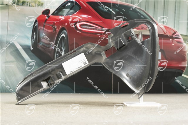 Prowadnica powietrza / 4,8L Biturbo, czarna satyna, L