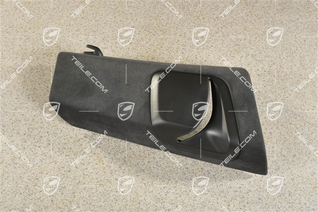 Tapicerka słupka-B, Alcantara, czarna, Coupe, R