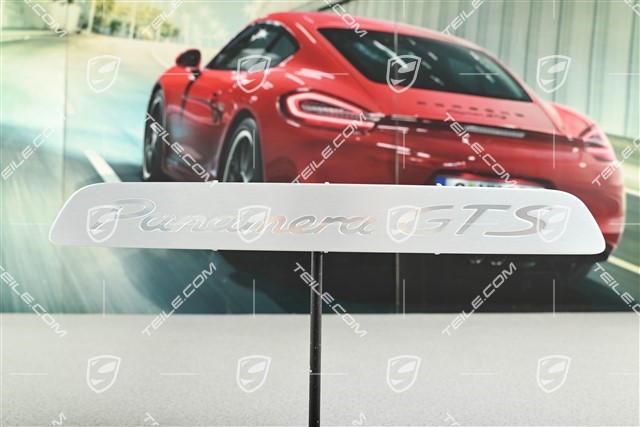 Blende, Einstiegleiste, Vorne, Aluminium-gebürstet, GTS, L=R