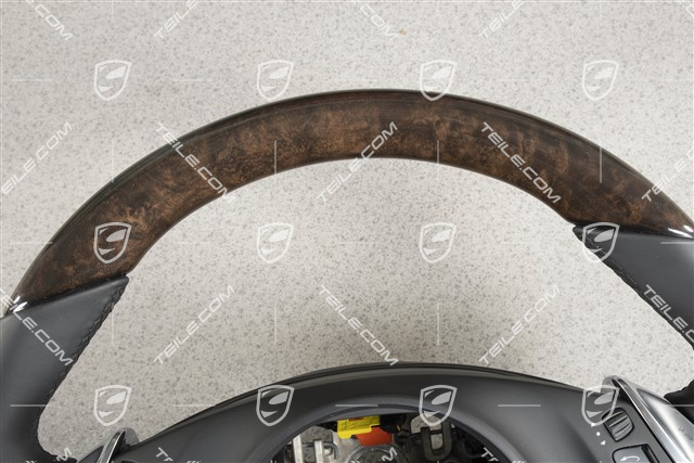 Kierownica multifunkcyjna, Podgrzewanie, Przyciski zmiany biegów, Czarna, Anthracite Birch