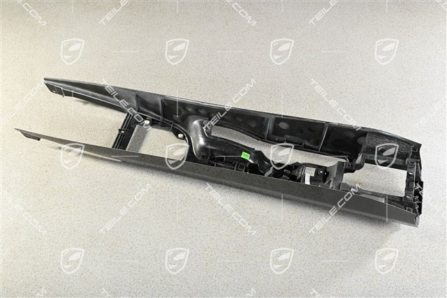 Mittelkonsole, lackiert, Coupe, Schwarz