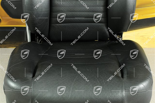 Sitz, manual einstellbar, Leder/Kunstleder, Schwarz, beschädigt, R