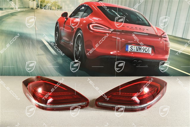 Rear lights Smoked, facelift, set (L+R) RHD