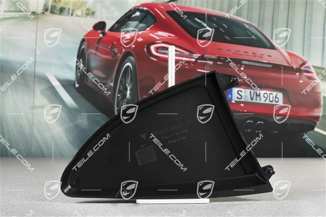 Engine compartment cover, lateral, black, GT3 / Turbo
