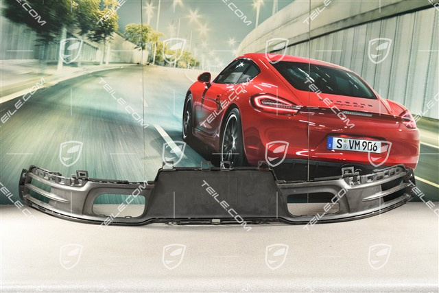 Spoiler dolny tylnego zderzaka / dyfuzor, czarny matt / USA