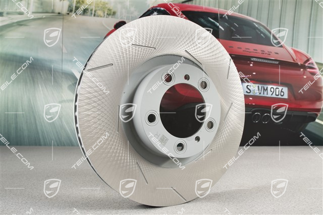 Brake disc, 18-inch, brake calliper in silver, R