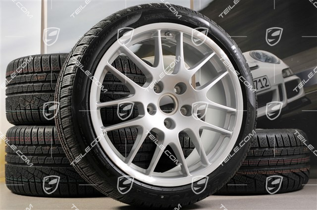 20" Komplet kół zimowych RS Spyder, felgi 9,5J x 20 ET65 + 10,5J x 20 ET65 + opony zimowe Pirelli 255/40 R20 + 285/35 R20, bez czujników ciśnienia
