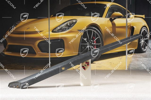 Schluesselleiste, Kunstleder, Schwarz, L