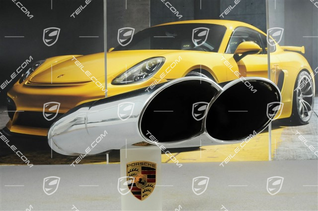 Dual tailpipe, 4-Pipe-Look, L Dual tailpipe, 4-Pipe-Look, L